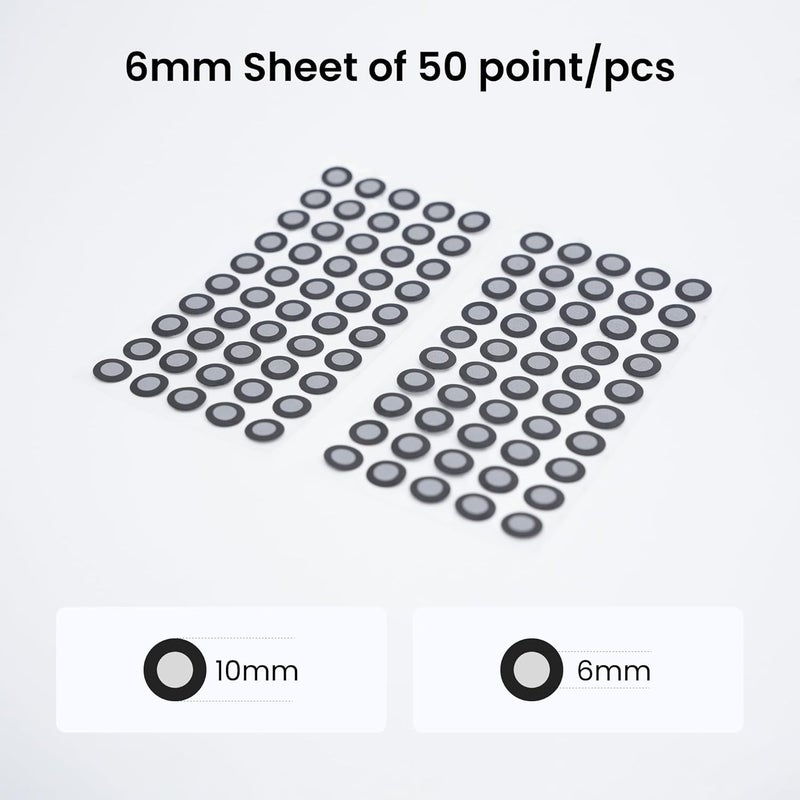 Revopoint 6.0 mm 3D Scanning Markers for 3D Scanners, 3D Tracking Dots, Reference Point Stickers, Diffuse Markers (1500 Points) - Image 3